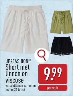 ALDI UP2FASHION Short met linnen en viscose aanbieding