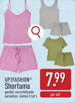 ALDI UP2FASHION Shortama aanbieding