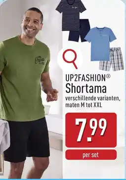 ALDI UP2FASHION Shortama aanbieding