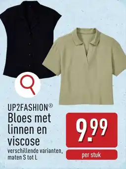 ALDI UP2FASHION Bloes met linnen en viscose aanbieding