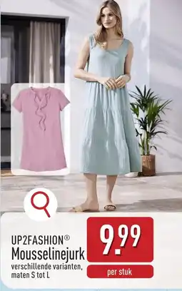 ALDI UP2FASHION Mousselinejurk aanbieding