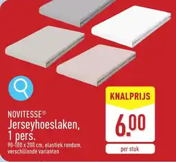 ALDI Novitesse Jerseyhoeslaken aanbieding