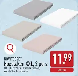 ALDI Novitesse Hoeslaken XXL aanbieding