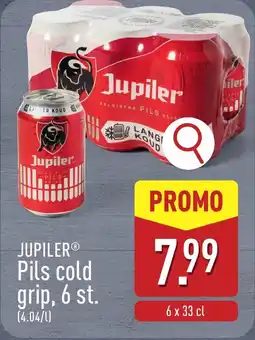 ALDI Jupiler Pils cold grip aanbieding