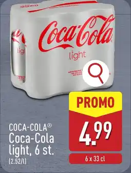 ALDI Coca Cola light aanbieding
