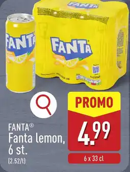ALDI Fanta lemon aanbieding