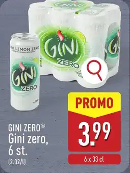 ALDI Gini zero aanbieding