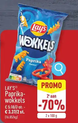 ALDI Lay's Paprikawokkels aanbieding