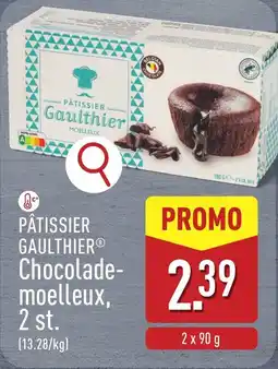 ALDI Pâtissier gaulthier Chocolade moelleux aanbieding