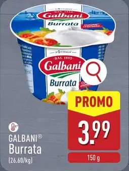 ALDI Galbani Burrata aanbieding
