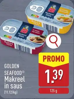 ALDI Golden Seafood Mackerel fillets in coconut aanbieding
