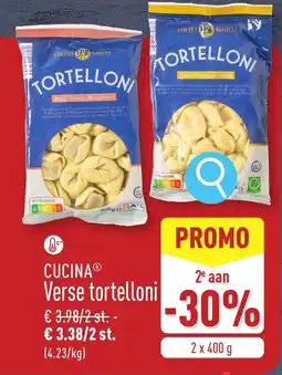 ALDI Cucina Verse tortelloni aanbieding