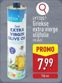 ALDI Lyttos Griekse extra vierge olijfolie aanbieding