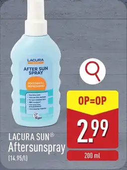 ALDI Lacura Sun Aftersunspray aanbieding
