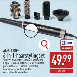ALDI Amviano6 in 1-haarstylingset 4999 aanbieding