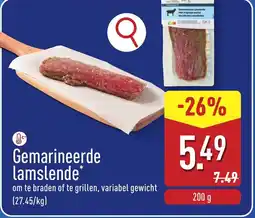 ALDI Gemarineerde Lamslende aanbieding