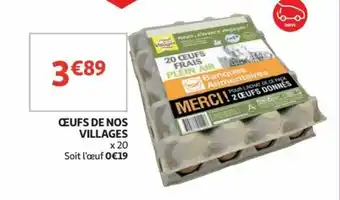 Oeufs de nos villages