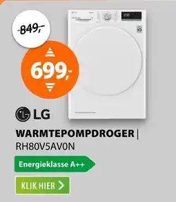 Expert Lg warmtepompdroger aanbieding