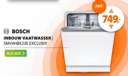 Expert Bosch inbouw vaatwasser aanbieding