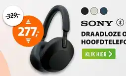 Expert Sony draadloze over-ear hoofdtelefoon aanbieding