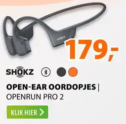 Expert Shokz open-ear oordopjes aanbieding