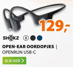 Expert Shokz open-ear oordopjes aanbieding