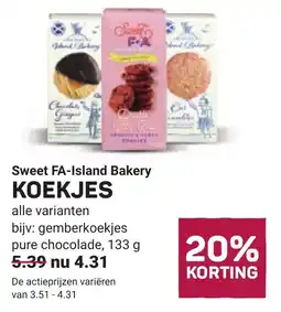 Ekoplaza Sweet FA-Island Bakery Koekjes aanbieding
