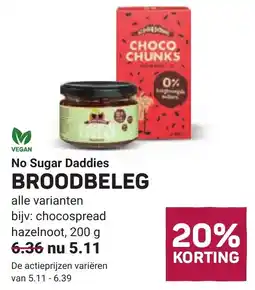 Ekoplaza No Sugar Daddies Broodbeleg aanbieding