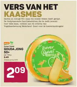 Ekoplaza Zuiver Zuivel Gouda jong 50+ aanbieding