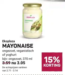 Ekoplaza Ekoplaza Mayonaise aanbieding