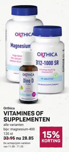 Ekoplaza Orthica Vitamines of supplementen aanbieding