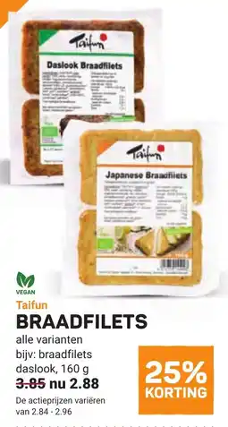 Ekoplaza Taifun Braadfilets aanbieding