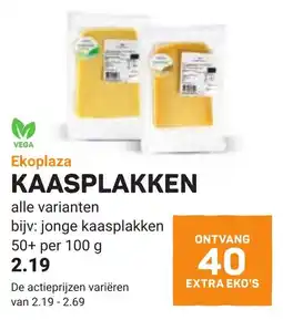 Ekoplaza Ekoplaza Kaasplakken aanbieding