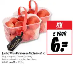 Jumbo Jumbo Wilde Perziken en Nectarines aanbieding