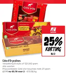 Jumbo Côte d'Or pralines aanbieding