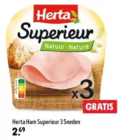 Jumbo Herta Ham Superieur 3 Sneden aanbieding
