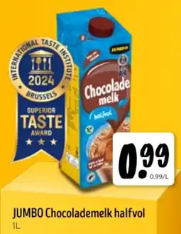 Jumbo Jumbo Chocolademelk halfvol aanbieding