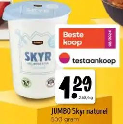 Jumbo Jumbo skyr naturel aanbieding