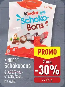 ALDI Kinder Schokobons aanbieding