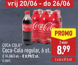 ALDI Coca-Cola regular aanbieding