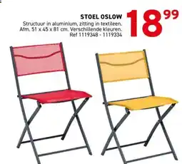 Trafic Stoel oslow aanbieding
