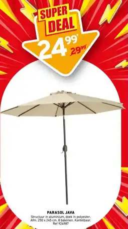 Trafic Parasol java aanbieding