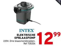 Trafic Intex elektrische opblaaspomp aanbieding