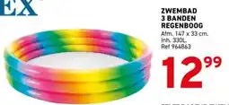 Trafic Zwembad 3 banden regenboog aanbieding