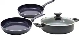 Coolblue GreenPan Torino Keramische koekenpannenset 24 + 28 cm + Hapjespan 28 cm aanbieding