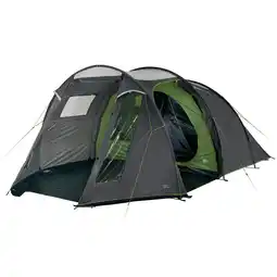 Decathlon Tunneltent Ancona 4 persoons camping groepstent familietent vestibule aanbieding