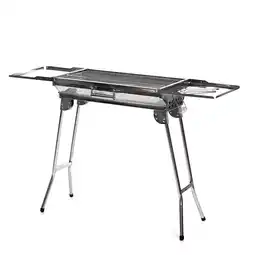 Decathlon Roestvrijstalen vouwbarbecue voor houtskool InnovaGoods Antraciet aanbieding