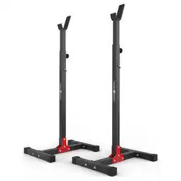 Decathlon In hoogte verstelbare halterstandaard halterrek voor halterstangpaar aanbieding