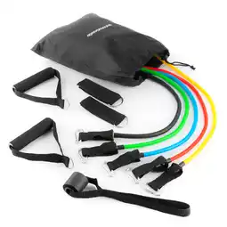 Decathlon Set van weerstandsbanden met accessoires en oefeningengids (x5) InnovaGoods 5 St aanbieding