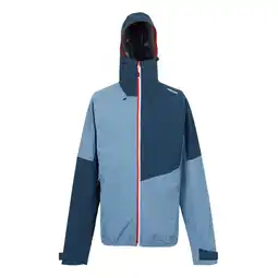 Decathlon Heren Deserto II Colour Block Waterdichte Jas (Koronetblauw/Moonlight Denim) aanbieding
